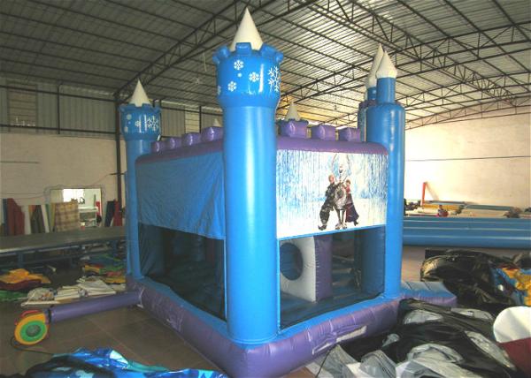 Combo inflável Disney Forzen Bouncer inflável Forzen mais slide Princess combo