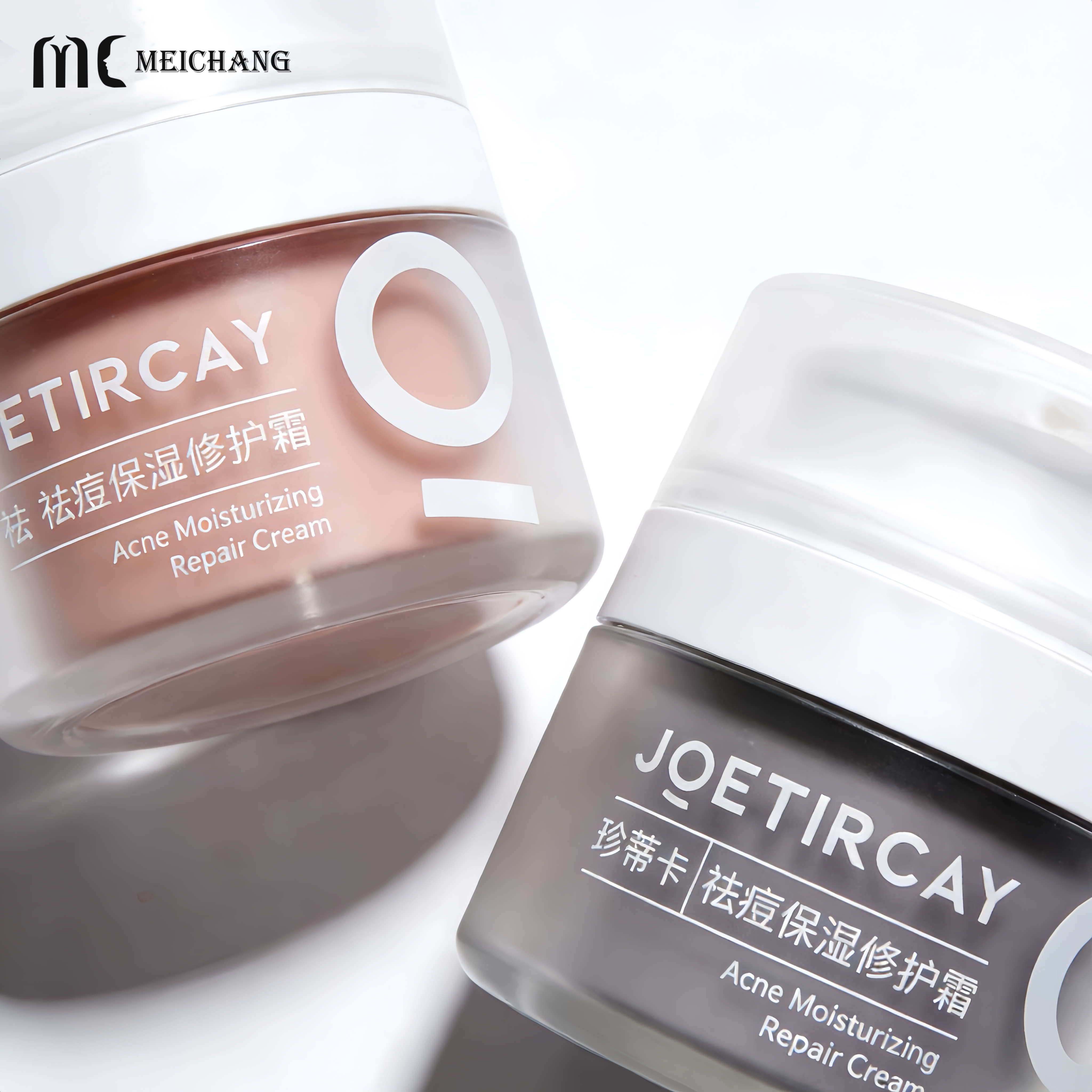 Medical-Grade Freshness-Locking Acrylic Cream Jar with Airless Technology and High-Transparency for Cosmetic Packaging