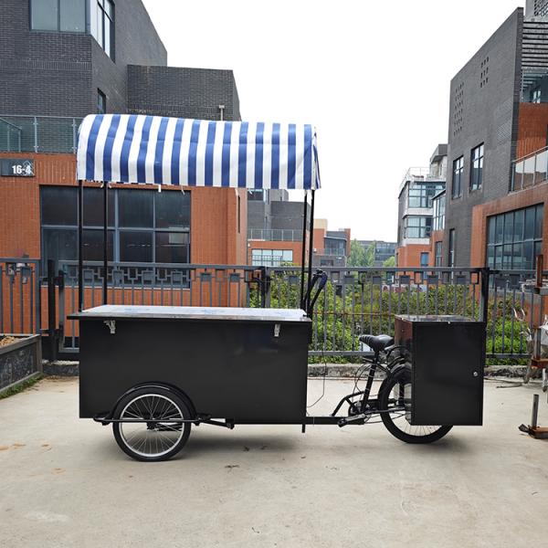 Bakery Application Fields Any Color Commercial Coffee Cart Bike Food Vending Bicycle