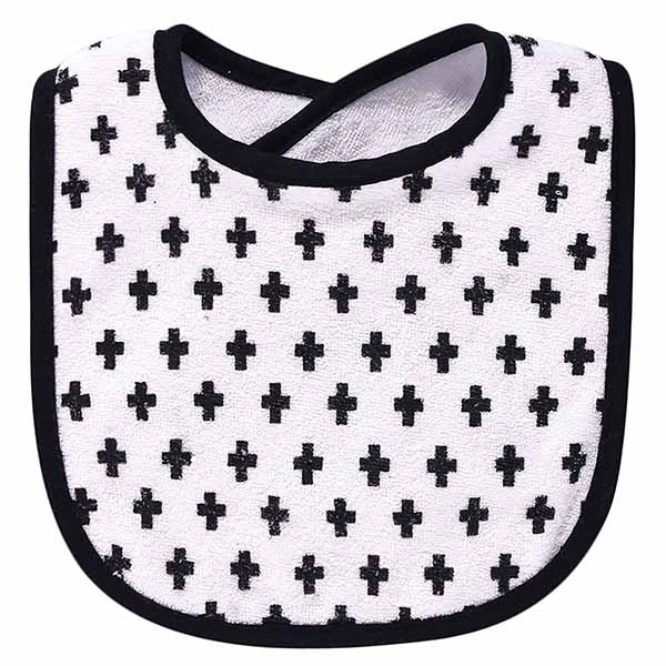 100% расчесываемые Bibs слюней младенца вещество-поглотителя хлопка Unisex с регулируемой кнопкой