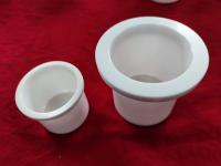 Carcasas de contención de cerámica estructural avanzada personalizadas de zirconia ZrO2 utilizadas para bombas de accionamiento magnético