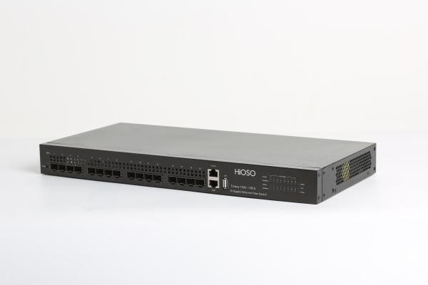 16Mbit 6 10G SFP+ FX Ports Fiber Cable Switch Support SFP Hot Plug
