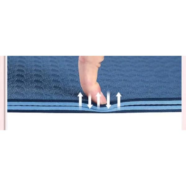 Home Non Slip Custom TPE Yoga Mat 6mm Sports Pilates Exercise Yoga Mat