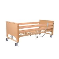 Lit d'hôpital électrique en bois 216 * 103 * 30-70 cm Taille idéale pour les besoins de soins à domicile