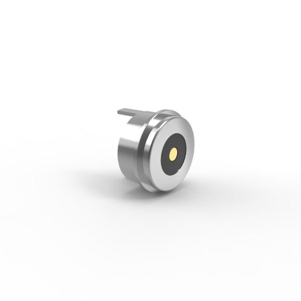 Conector negro 90A chaqueta redonda conector magnético con diseño en forma de T vida mecánica 10000 ciclo Min. Diámetro 8.0mm