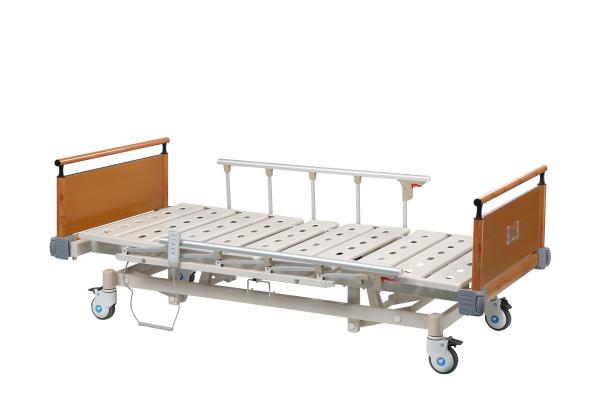 Five - Function Electric Medical ICU Hospital Bed With Side Rails