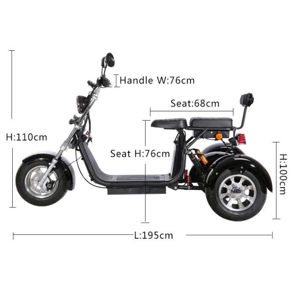 Easy Move Mobility 3 Wheel Electric Scooter With Seat For Handicapped