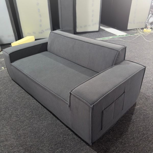 Custom Leisure Loveseat Sofa Vacuum Packing Modular Full Sponge Corner Couch Compressed Sofa for Apartment Villa