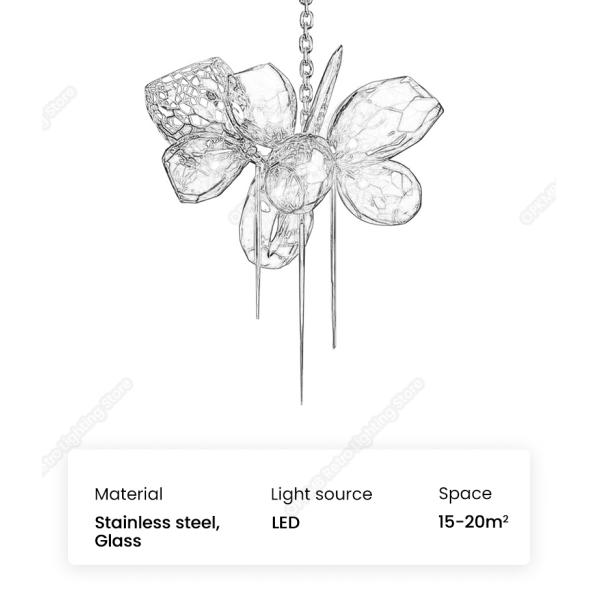 Modern Italy Designer Chandelier Lighting Kichen Hanging Chandelier For Stairway Chandelier(WH-MI-445)