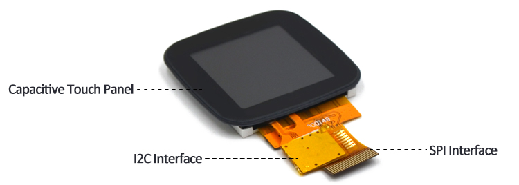 1.54 Inch 240x240 TFT IPS SPI LCD Touch Screen Display Module With ST7789H2 Driver IC