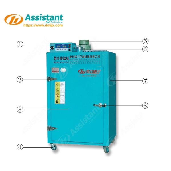 DL-6CHZ-5B Tea Leaves Rotary Drying Machine Easy to Clean and Maintain for Tea Baking