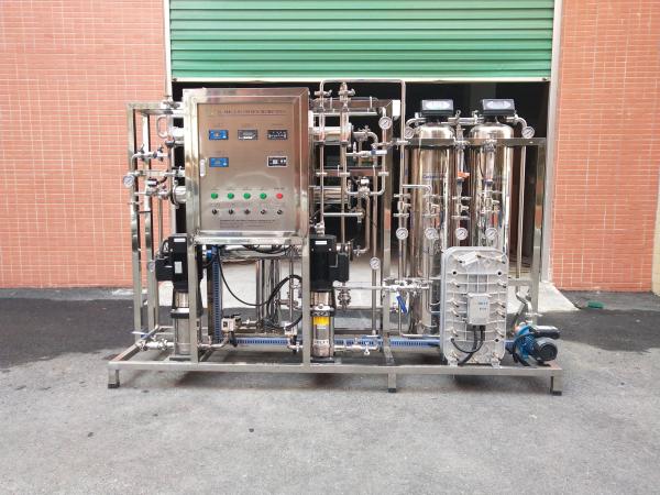 Máquina de água ultrapura de baixa energia 500L/H EDI de osmose reversa para eletricidade