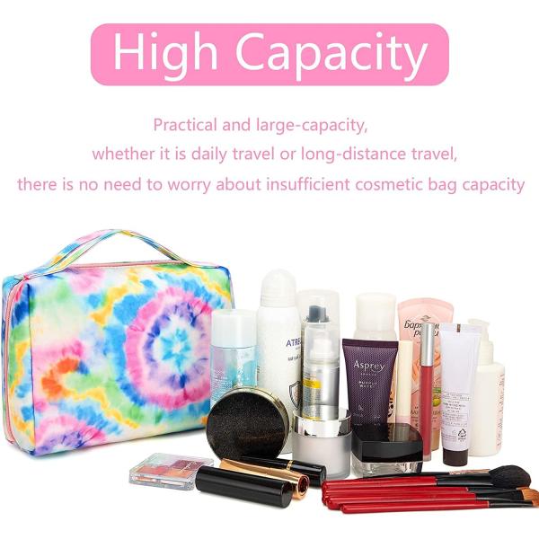 Shockproof  Durable Toiletry Bag Travel Makeup Bag Portable Cosmetic Bag Organizer for Women and Girls