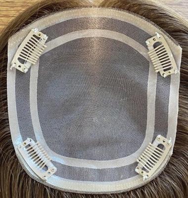 Des perruques professionnelles pour hommes en mono fin, des cheveux humains, des touffes avec méthode de fixation