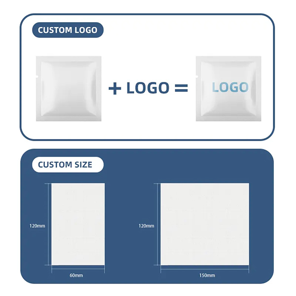 Customized Packaging 6*12cm Lens Wipes for Eyeglass