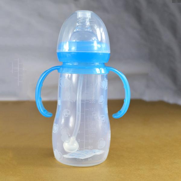 BPA Free Silicone Breast Milk Bottles , Milk Feeding Bottle Eco Friendly