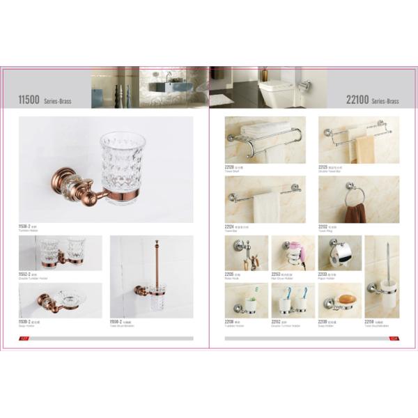 Отполированные аксессуары Bathroom металла держателя чашки Tunbler оцинковывают держатель щетки Tumbler