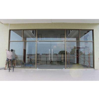 Modern Glass Facade Doors with Handles/Hinges/Locks Sliding/Folding/Swing Opening Style