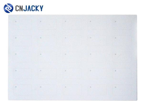 Paper Materials Smart Card Inlay Transparent RFID Coin EM4200 / S50 Mini NFC Tags