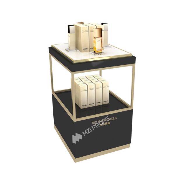 Perfume Display Shelf  Central Hall Cabinet for Skincare Display Stand and Cosmetic Store Interior Design
