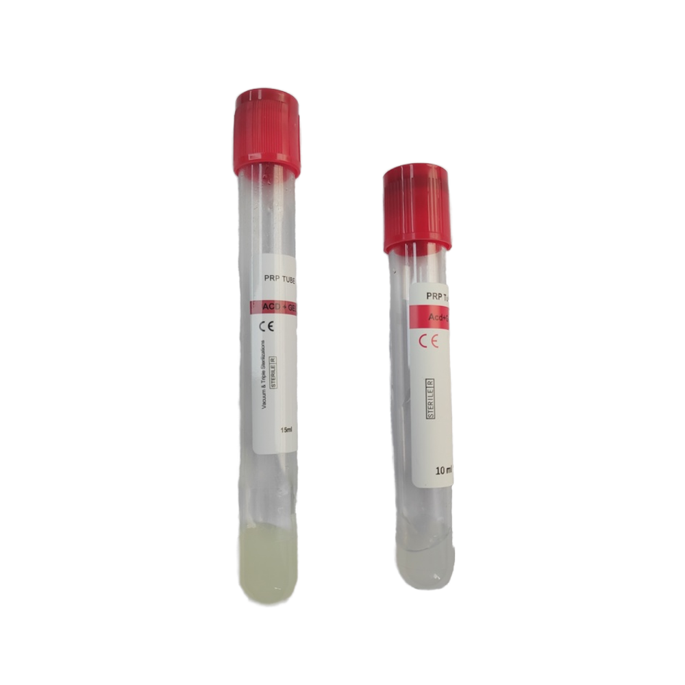 Large Capacity 10ml 15ml ACD Gel Tube Kit for Injection Individual Blue Cap OEM Packing PET Glass Face/Skin Beauty Use Sterile