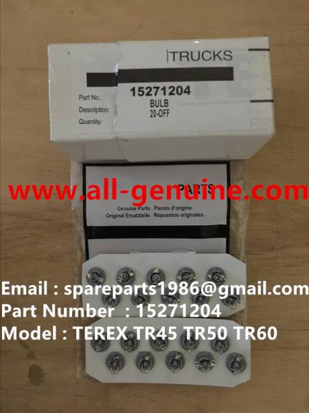 TEREX 15271204 BULB SOCKET NHL DUMP TRUCK MINING QUARRY TR50 TR60 TR70