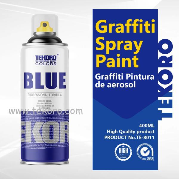 Fading Resistant Graffiti Spray Paint with 2000 Customized Colors in 400ml Volume and 3 Years Validity