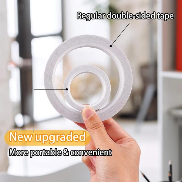 Acrylic Adhesive Double Coated Tissue Tape , Paper Masking Tape Various Sizes