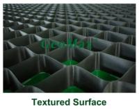 ODM Grilla de tierra de plástico HDPE Geocell Textured Perforado GM150-712 Estabilización de base Negro Estándar ASTM