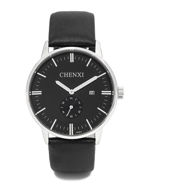High Quality Genuine Leather Watch 060A Rose Gold Watch Custom Watches Man Classic Trendy Style Watches Men