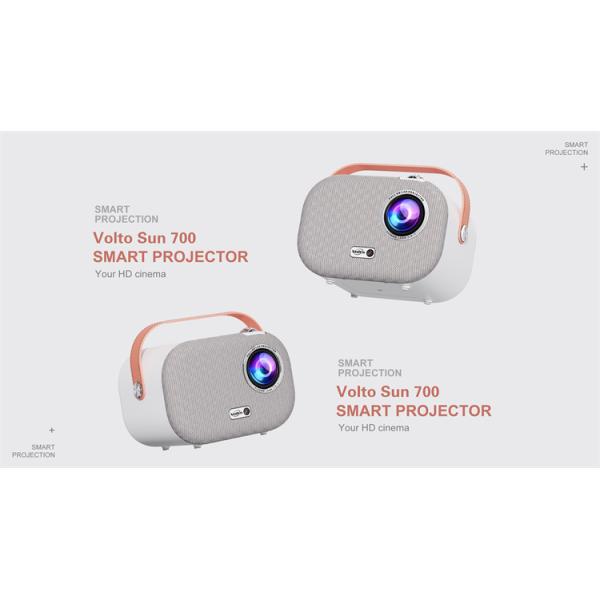 Sun 700 Portable Projector with Handle Support Full HD Proyector 1080P Home Video Projetor