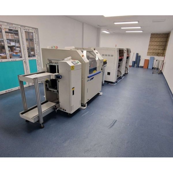 Full-automatic SMT Production PCB Loader Unloader with PLC Control System and SMEMA Interface Compatibility