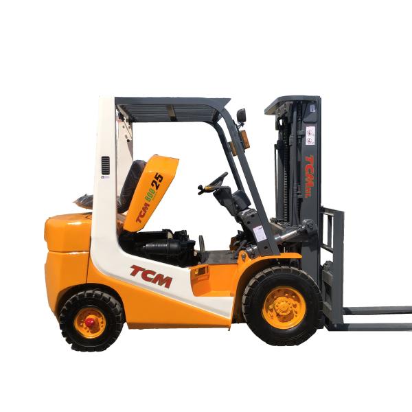 Original TCM25 TCM30 Diesel 3 Tons 2.5Ton Forklift Lifting Height 3m Secondhand Tcm Forklifts With Isuzu Engine