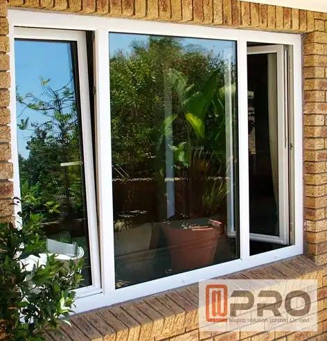 Aluminum Anti Theft Double Glass Tilt And Turn Window Sound Proof For Residential