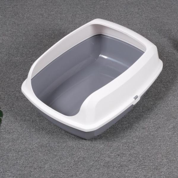 Boîte à ordures ménagère semi-fermée en PP PET, petite boîte à ordures couverte pour chats