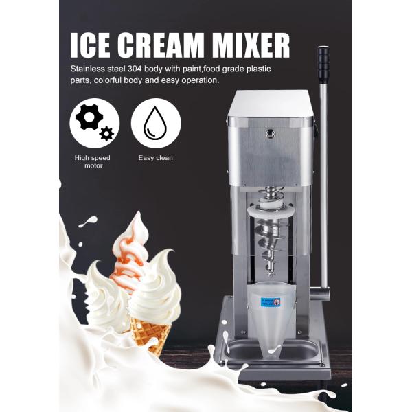 Desktop Manual Yogurt Ice Cream Shake Machine Commercial Mixing Semi Automatic