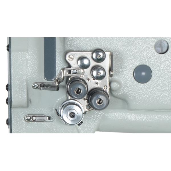Vertical Hook 1600RPM Post Bed Double Needle Sewing Machine