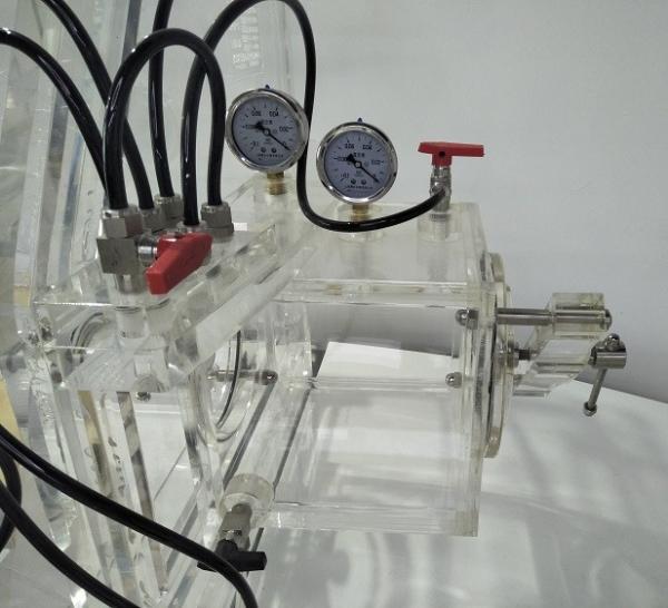 PMMA Portable Vacuum Lab Glove Box Mt012 Type C Gas Port Mini Glove Box