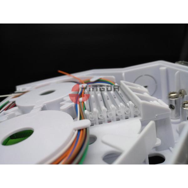 Переходники и отрезки провода портов СК/АПК терминальной коробки 12 оптического волокна ДИН пластиковые