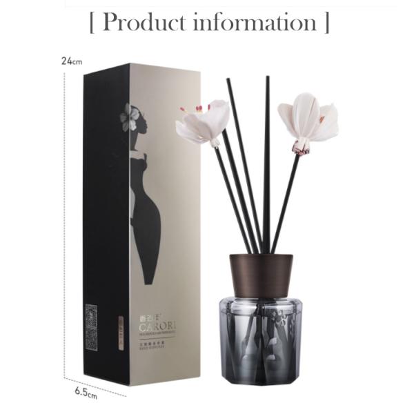 Wood Cap Reed Diffuser Sticks Glass Bottle Custom Fragrant Packaging Box