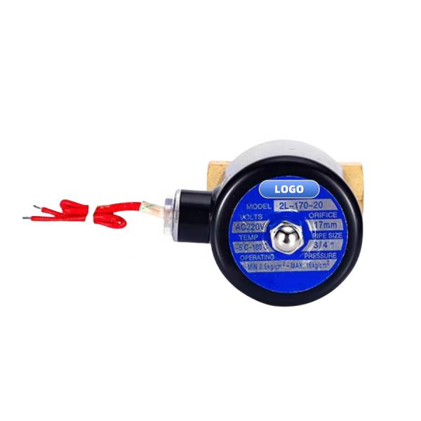Etrany 2Way 1  1/2in Steam  DC24V Brass Material Stop Solenoid Valve Normal Temperature Control Manual 1 Year Warranty ODM/OEM