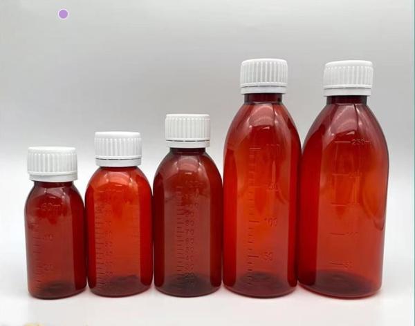 100ml Medical Syrup Bottles 2 Oz Plastic Liquid Medicine Bottles