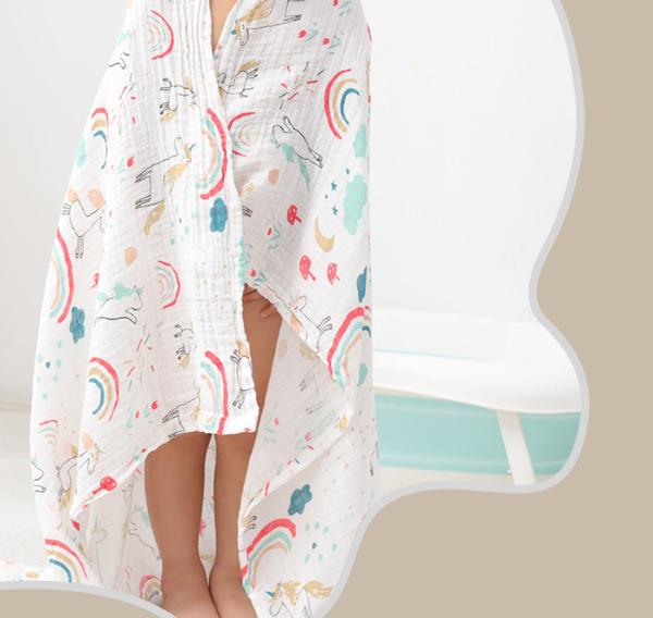 As crianças 40S modeladas envolvem Gauze Fabric Non Irritating Biodegradable