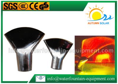 Flat Mouth Stainless Steel Nozzle , Water Film DN25 Jet Spray Nozzle