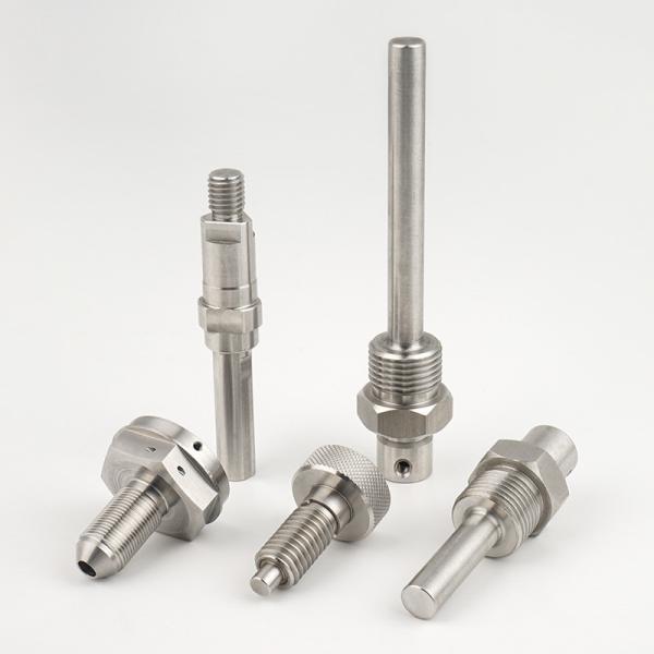 Partes de torno CNC de aço inoxidável para a indústria aeroespacial e automotiva