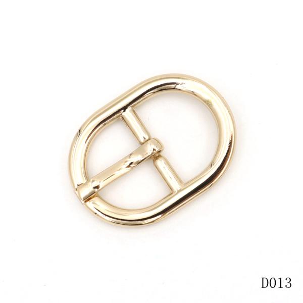 19mm Metal Belt Buckles Gold Oval Shape Belt Buckle Anti Fade