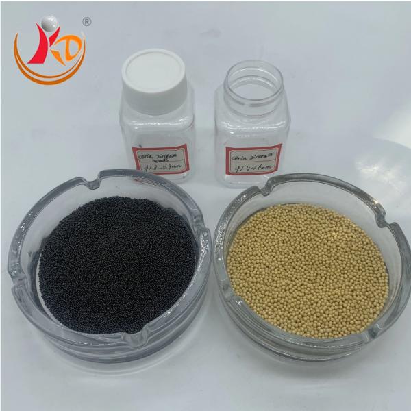 Kingda Ceramic Wear resistant Black Ceria Zirconia alumina ceramic grinding media ball beads