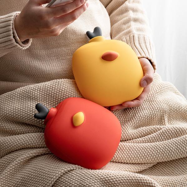 Прозрачная классическая резиновая бутылка с горячей водой с мягкой крышкой горячий компресс и холодная терапия рождественские подарки