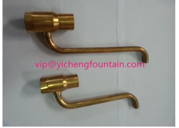 Brass Bubble Water Fountain Nozzles Gushing Of 1/2 Inches - 3 Inches With Air Relief To Make Bubble