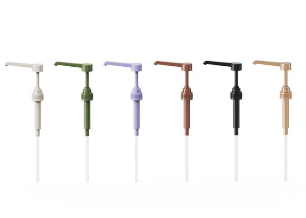 Round Push-Head Dispenser Pump For Food Syrup